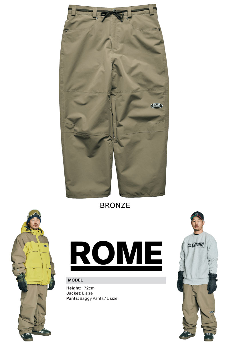 楽天市場】25-26 ROME/ローム BAGGY pant メンズ レディース 防水