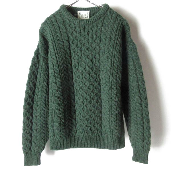楽天市場】アイルランド製 Carraig Donn フィッシャーマンセーター M