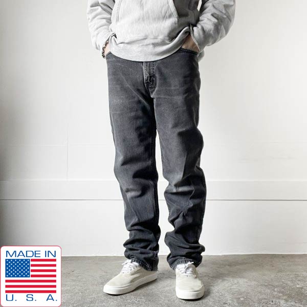 楽天市場】90s USA製 Levi's リーバイス540 ヒゲ落ち 後染め 黒