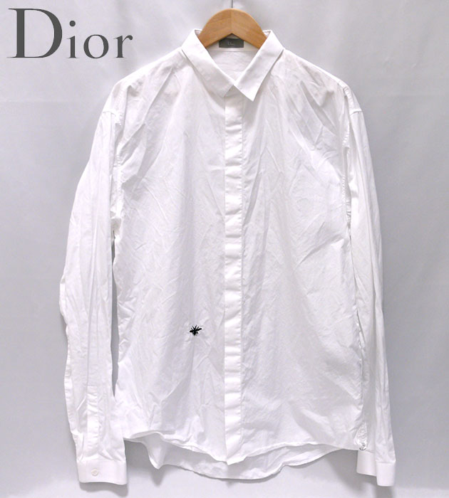 楽天市場】【Dior】クリスチャンディオール オム Bee刺繍 ホワイト