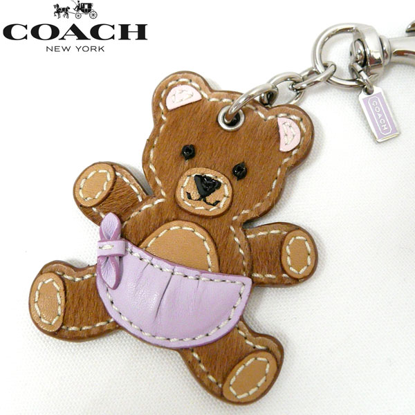 楽天市場】【COACH】コーチ クマ モチーフ キーホルダー レザー 熊
