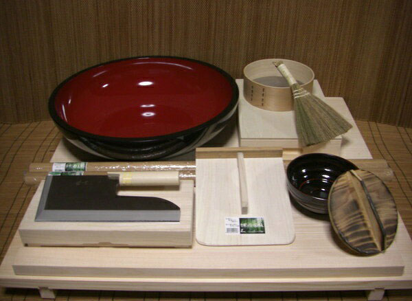 そば打ち道具 豪華特別セット 白芭蕉五四鉢 （そば打ちセット） 楽天