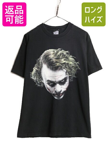 楽天市場】00s ☆ ダークナイト ジョーカー イラスト プリント Tシャツ