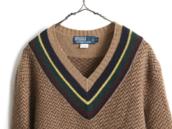 楽天市場】□ POLO ポロ ラルフローレン Vネック ウール カシミヤ 長袖