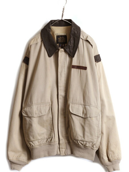 楽天市場】90s USA製 大きいサイズ XL □ AVIREX A-2 タイプ コットン