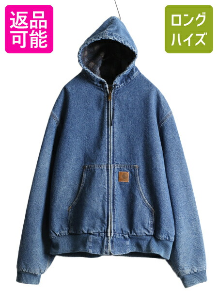 楽天市場】80s 90s USA製 カーハート デニム アクティブ ジャケット