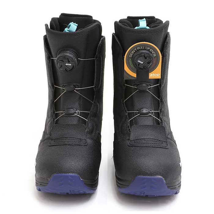 Salomon スノーボードブーツ BOAシステム ブラック/ブルー Salomon