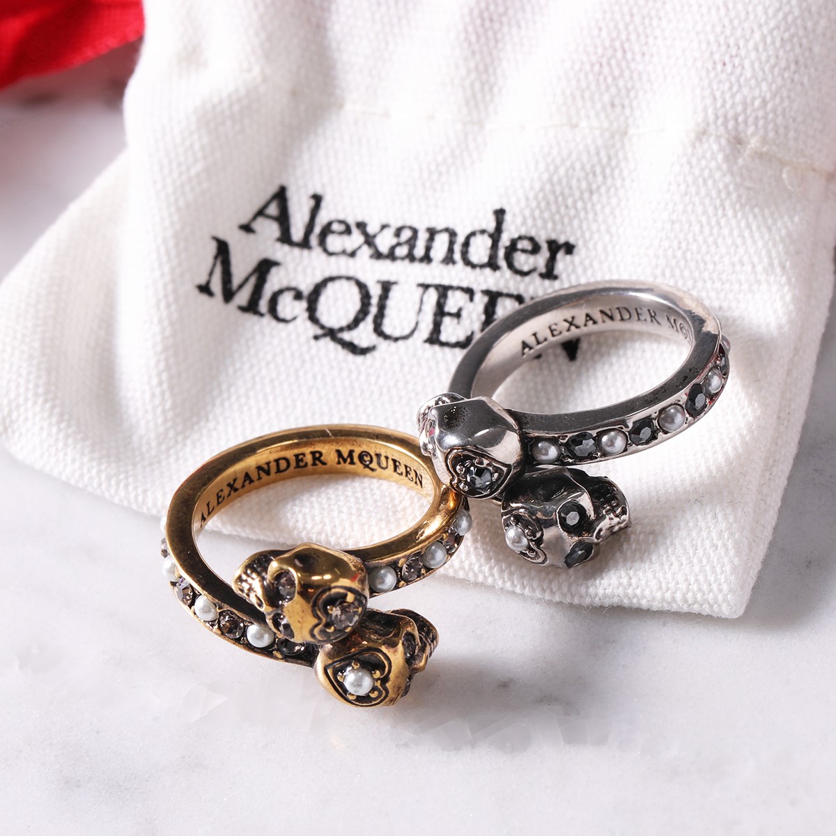 楽天市場】ALEXANDER MCQUEEN アレキサンダー・マックイーン リング
