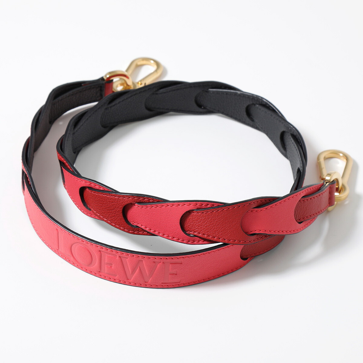 楽天市場】LOEWE ロエベ ショルダーベルト WOVEN LOGO STRAP 103.30