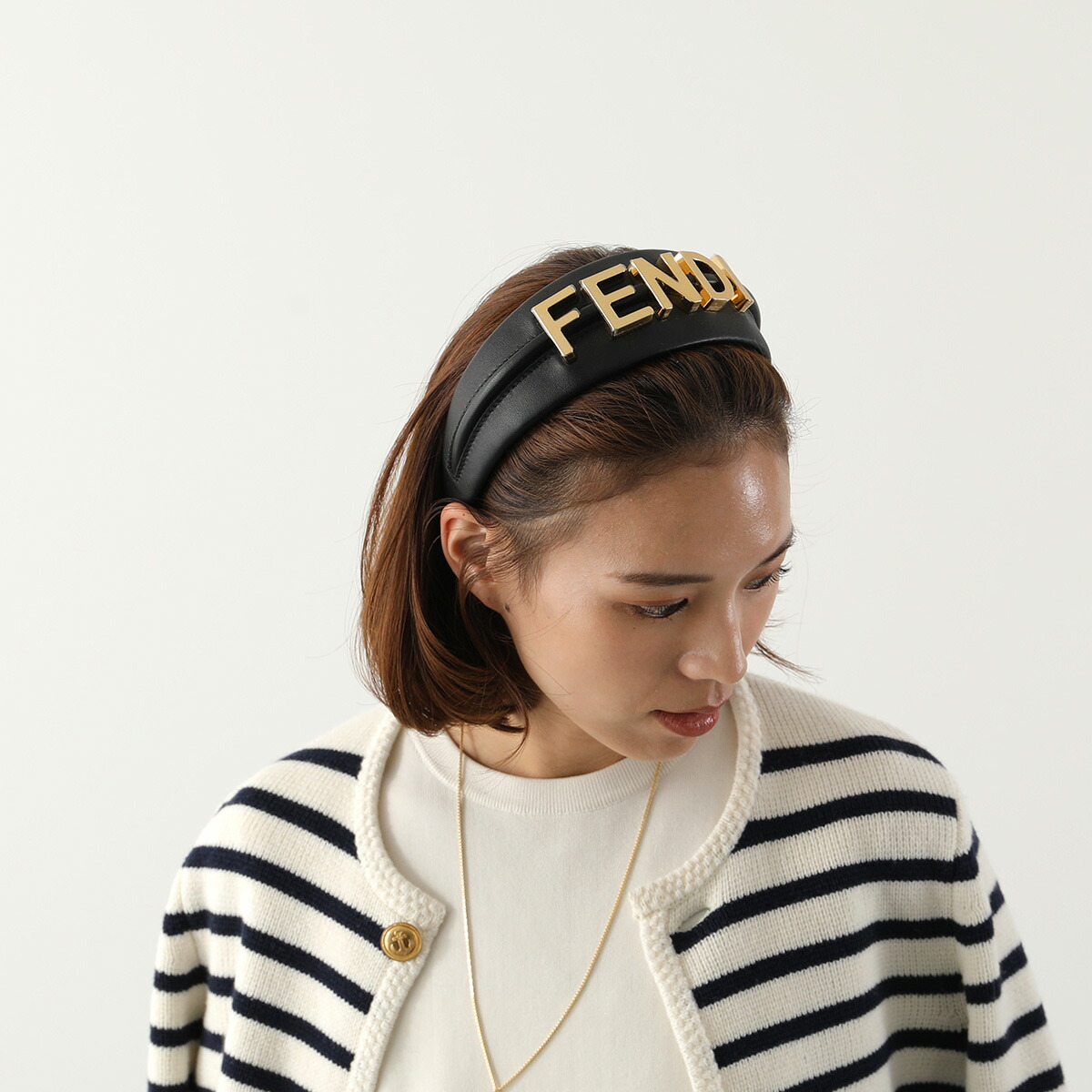 楽天市場】FENDI フェンディ カチューシャ FXQ936 ANAY レディース