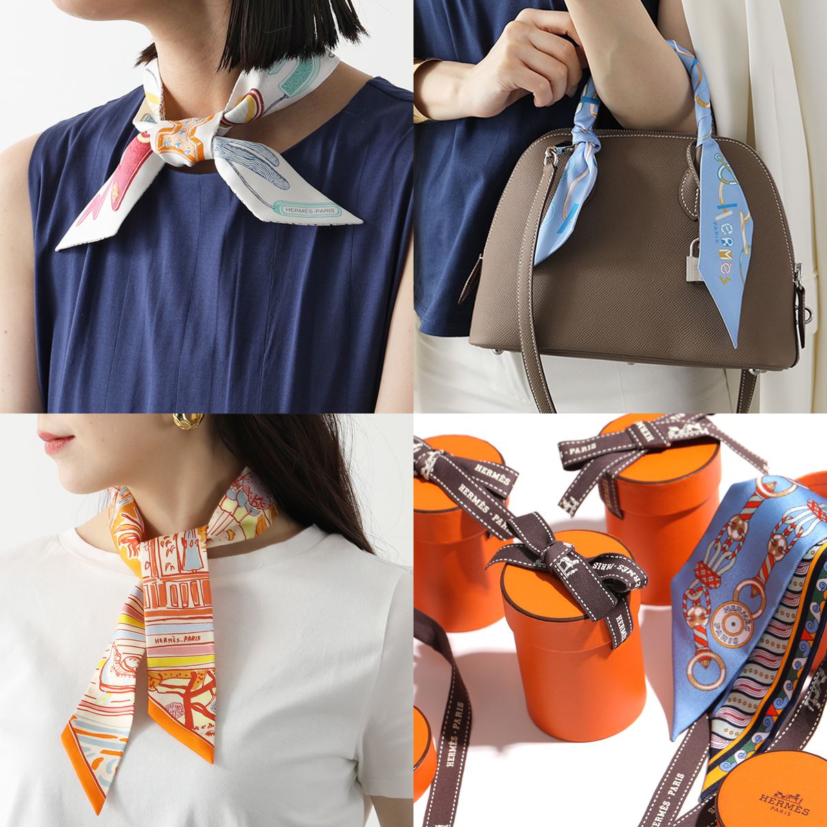 楽天市場】HERMES エルメス ツイリー スカーフ 062849S レディース