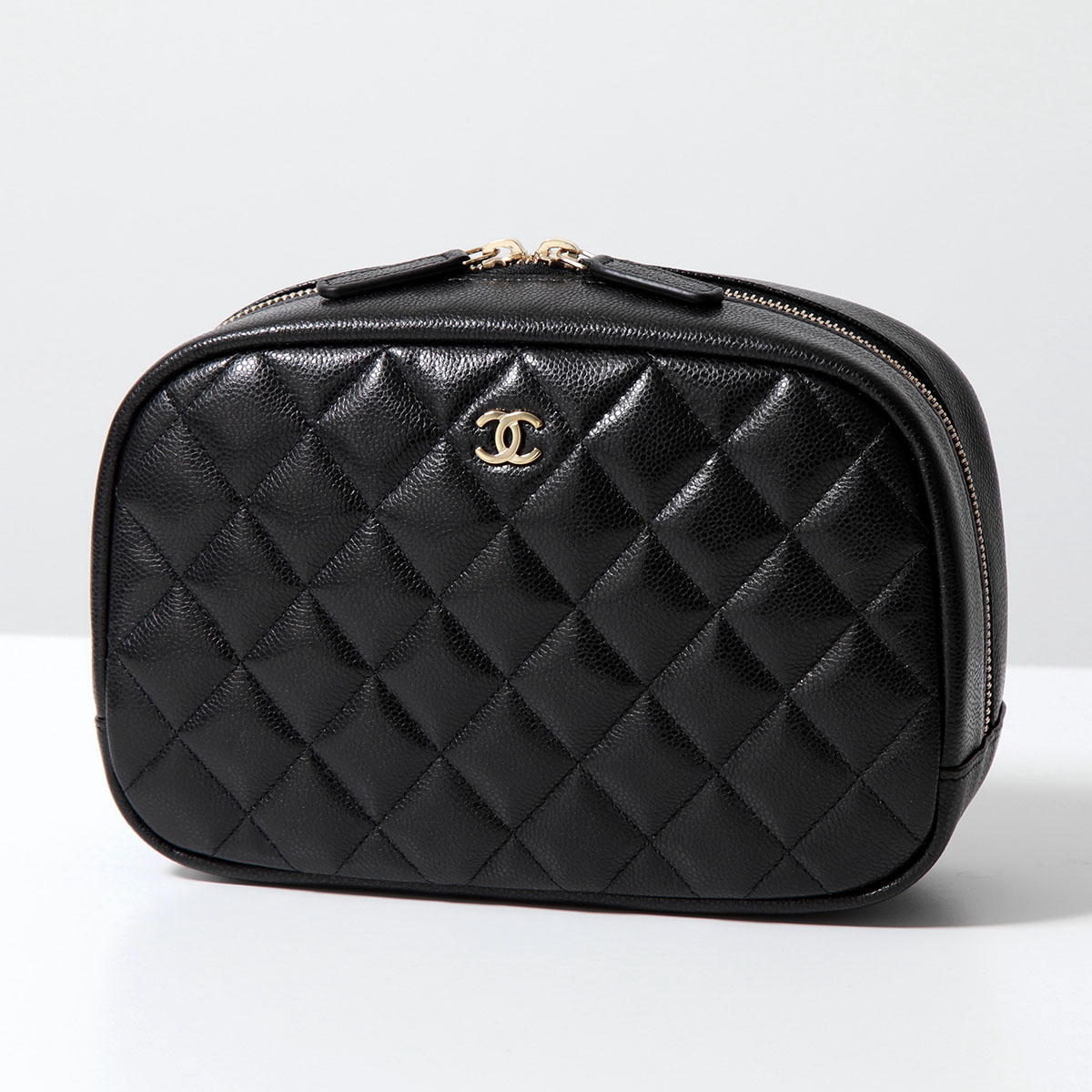 楽天市場】CHANEL シャネル ポーチ MATELASSE マトラッセ A80910