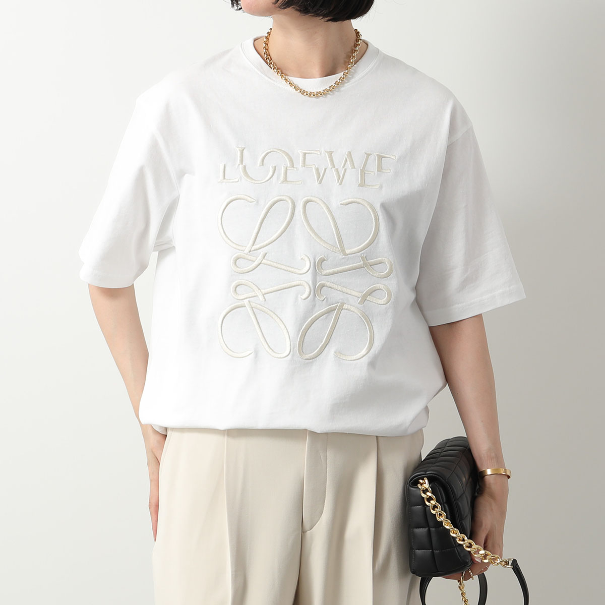 楽天市場】LOEWE ロエベ Tシャツ H526Y22XAG レディース クルーネック