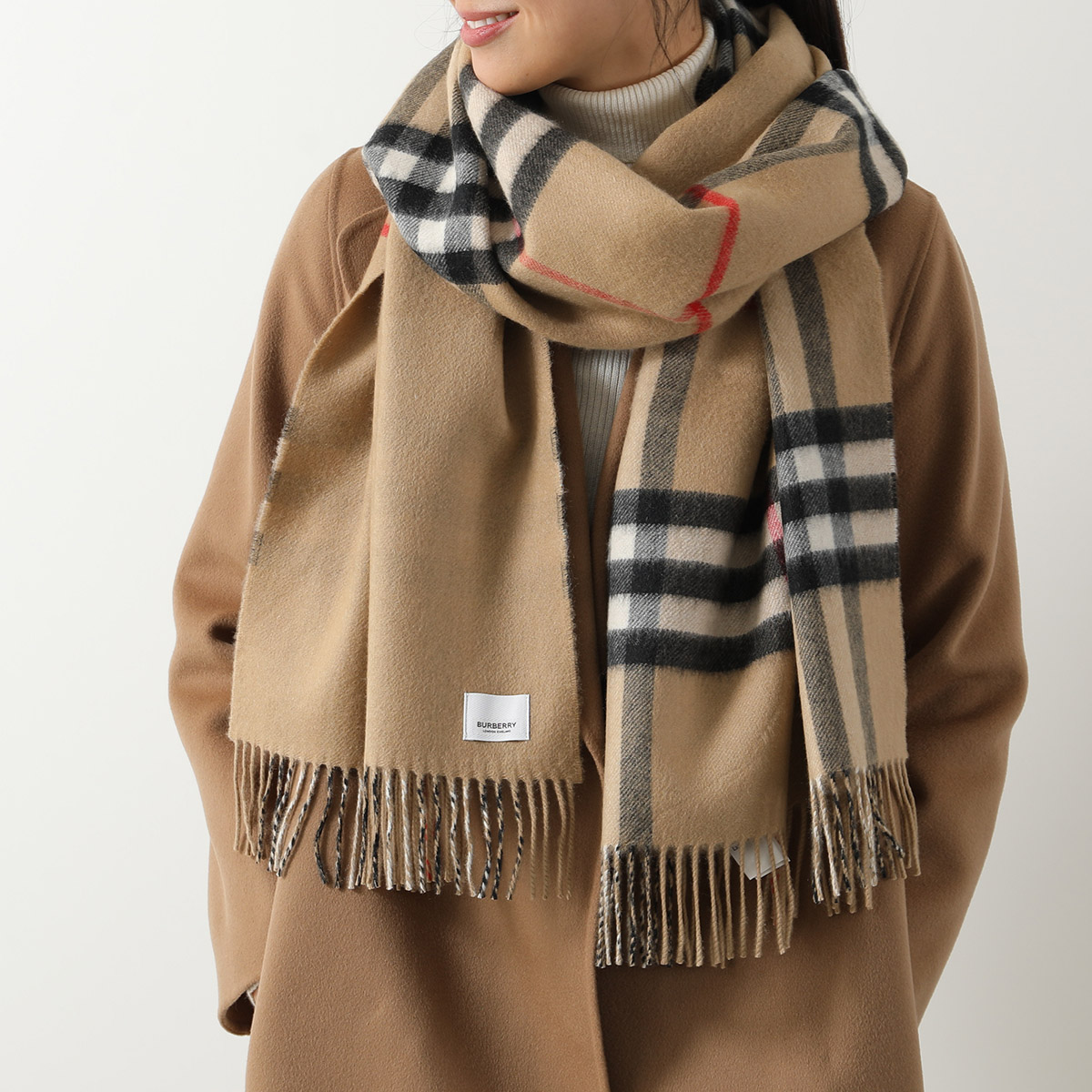 楽天市場】BURBERRY バーバリー ストール MU GNT CHK SLD LNG CSSC