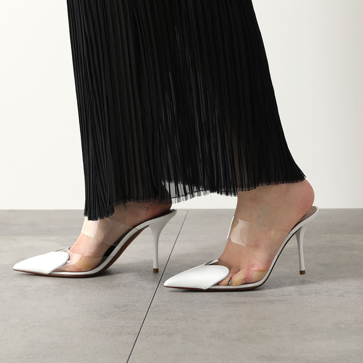 楽天市場】ALAIA アライア ミュール MULES 90 AA3M053CK150 レディース
