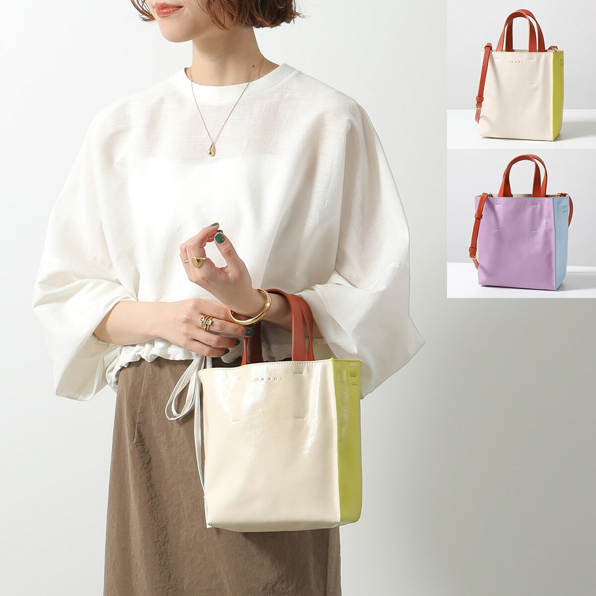 楽天市場】MARNI マルニ ショルダーバッグ MUSEO SOFT ミュゼオ ソフト