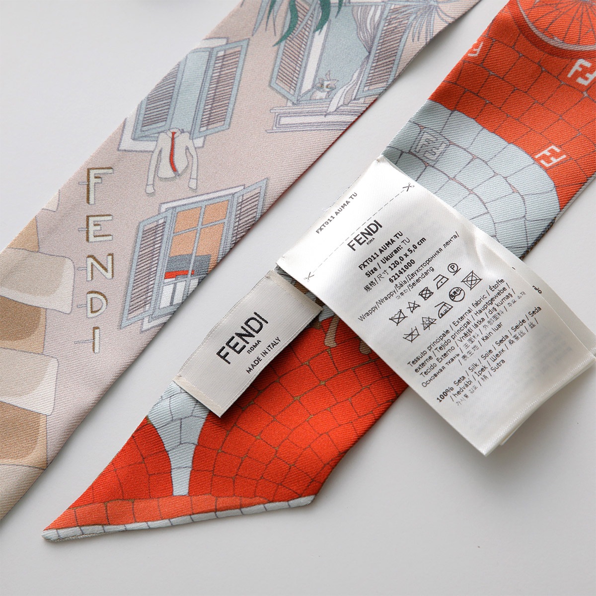 楽天市場】FENDI フェンディ スカーフ WRAPPY BAGUETTE ラッピー