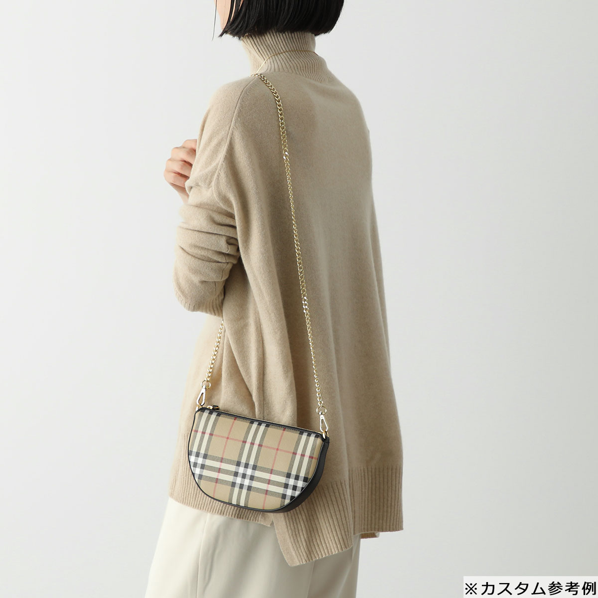 楽天市場】BURBERRY バーバリー ハンドバッグ NEW OLYMPIA POUCH