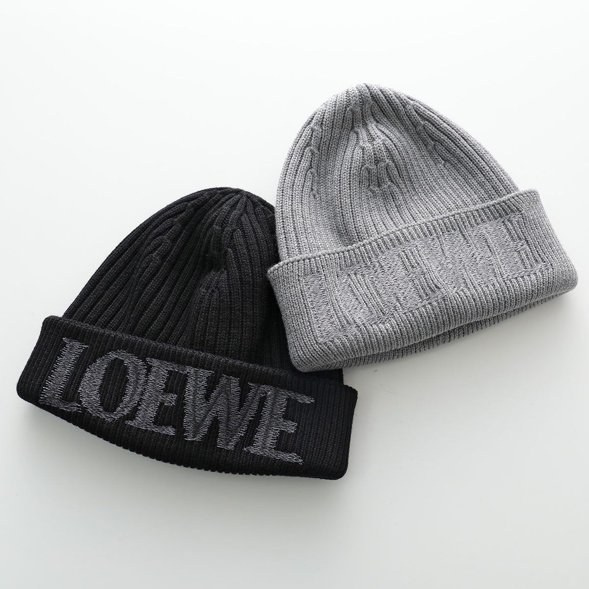 楽天市場】LOEWE ロエベ ニット帽 F540257X23 メンズ ロゴ刺繍 ニット