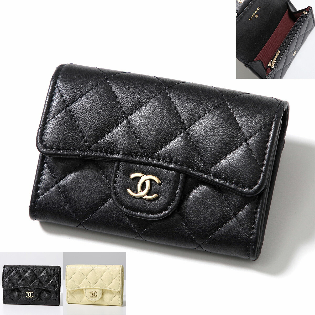 楽天市場】CHANEL シャネル コインケース MATELASSE マトラッセ AP4096