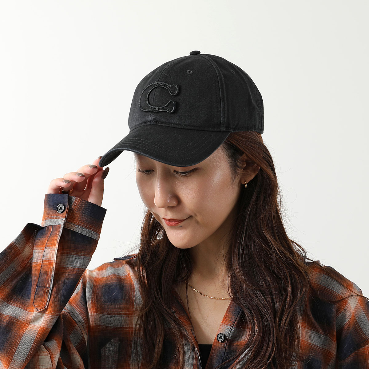 楽天市場】COACH コーチ ベースボールキャップ SCULPTED C BASEBALL