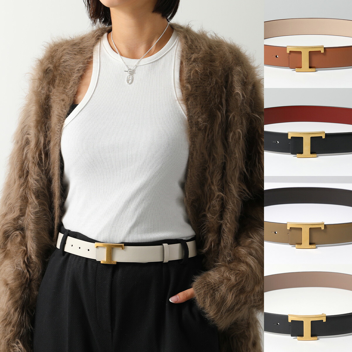 楽天市場】TODS トッズ ベルト T TIMELESS Tタイムレス XCWTSB10100RBR