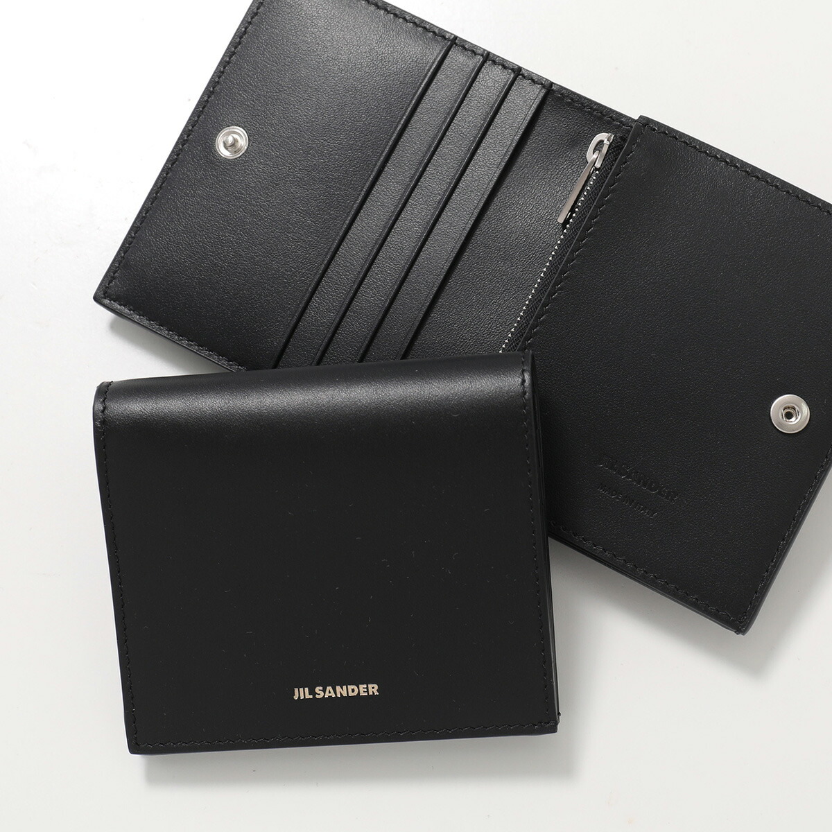 楽天市場】JIL SANDER ジルサンダー 二つ折り財布 TRI-COMPARTMENT
