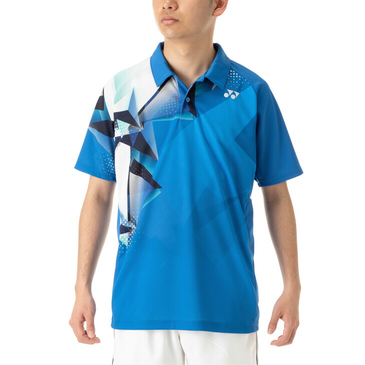 YONEX ポロシャツ JP SS グレー/ブルー YONEX ポロシャツ JP SS グレー