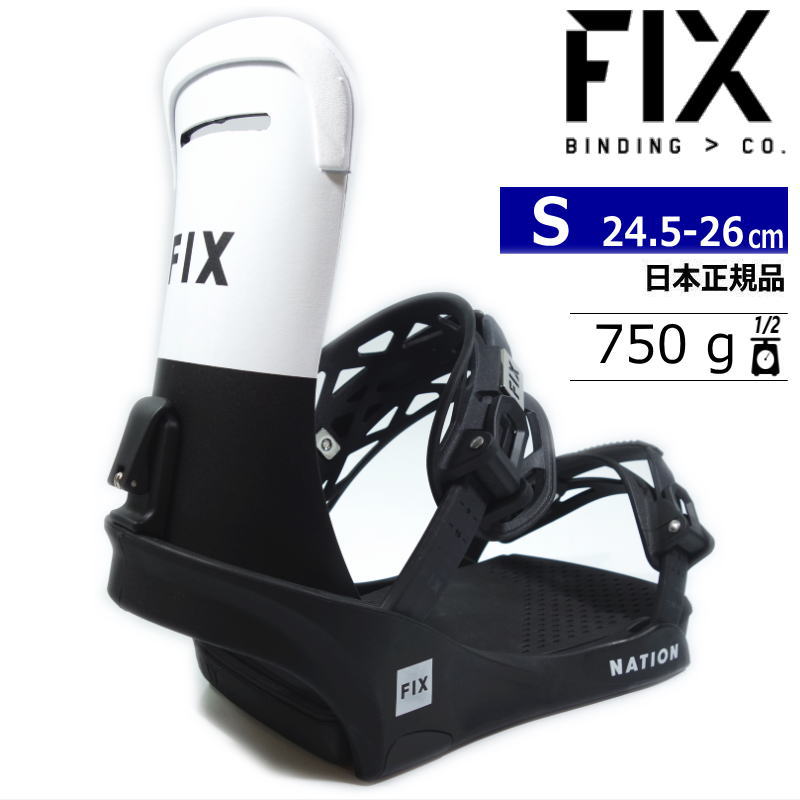 楽天市場】23-24 FIX NATION ｶﾗｰ:BLACK Sサイズ フィックス ネイション