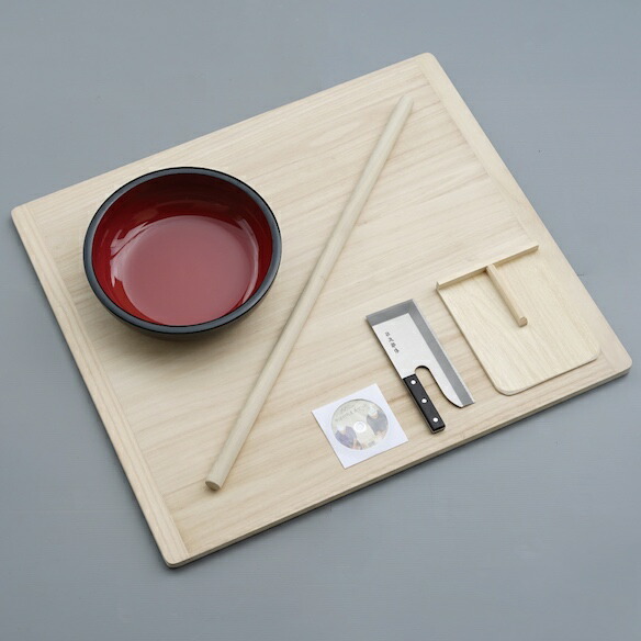 楽天市場】そば打ち五点セット L 36cmこね鉢 5～6人前 DVD付き 蕎麦