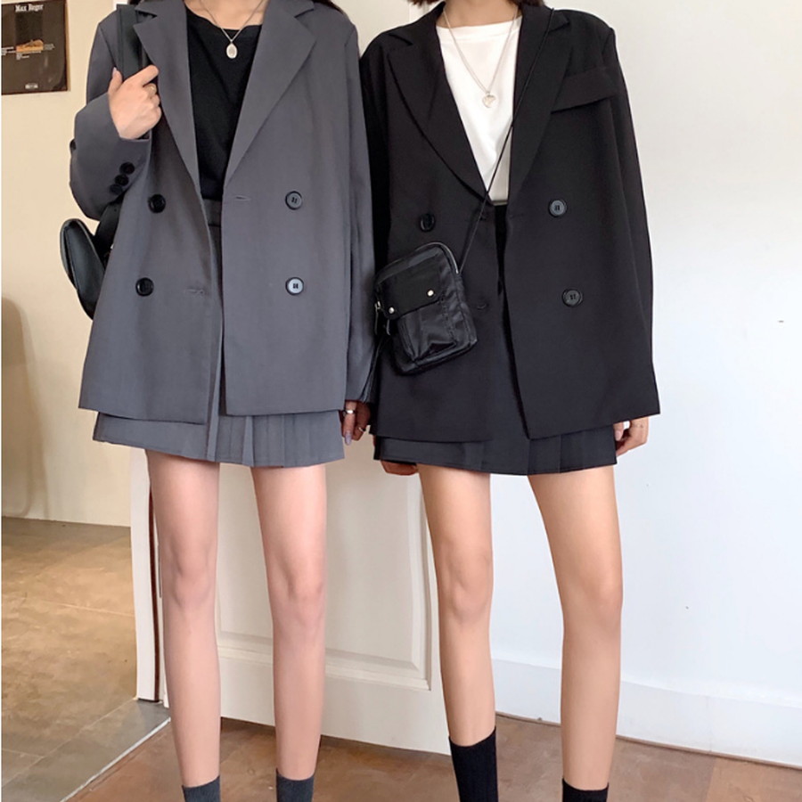 楽天市場】セットアップ プリーツスカート ジャケット 2ピース