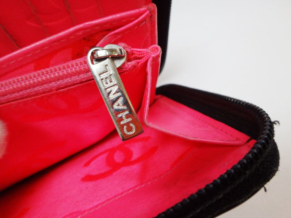 楽天市場】CHANEL シャネル カンボン 長財布 ZIP ラウンド長財布