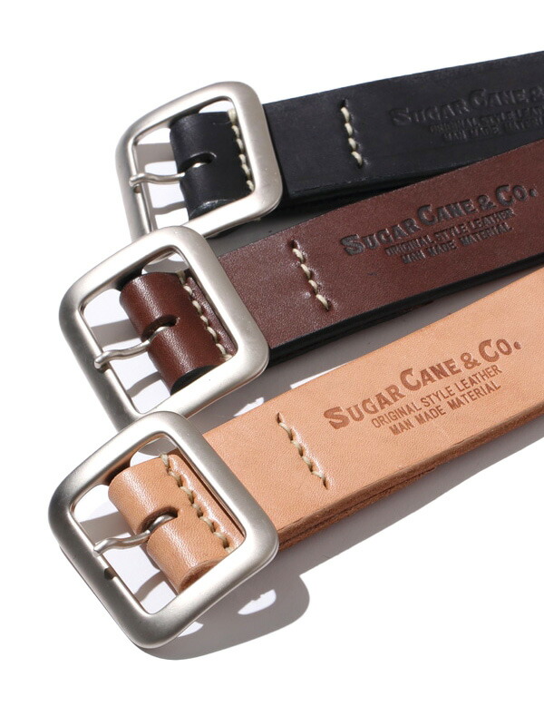楽天市場】SUGAR CANE シュガーケーン ベルト メンズ 本革 カジュアル