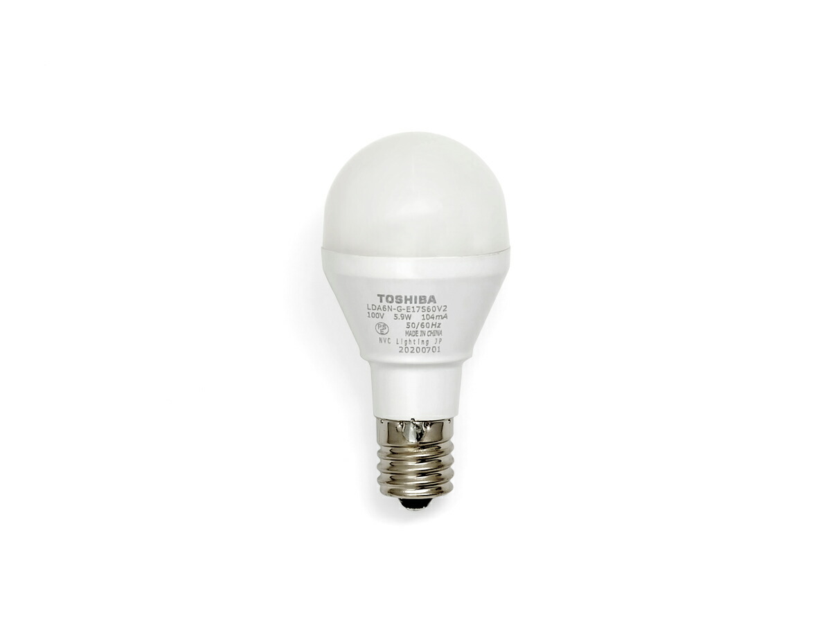 楽天市場】TOSHIBA LED電球 760lm 昼白色 60W相当 E17 広配光タイプ