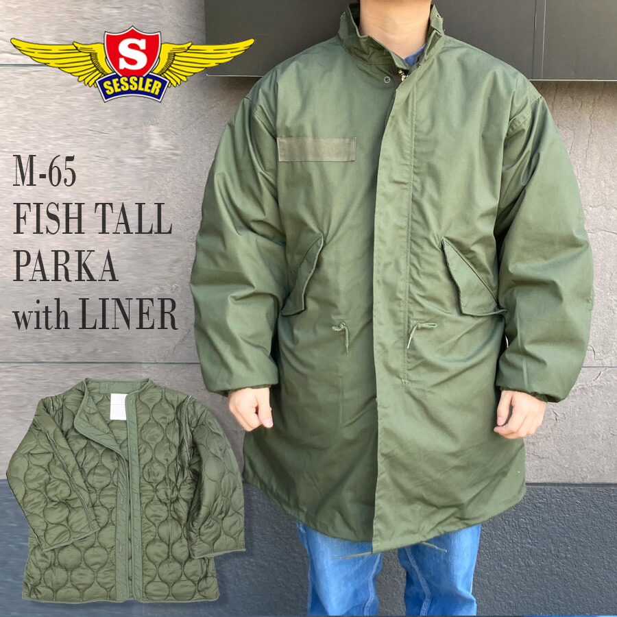 楽天市場】【全品P5倍☆】SESSLER（セスラ） M-65 PARKA フィッシュ