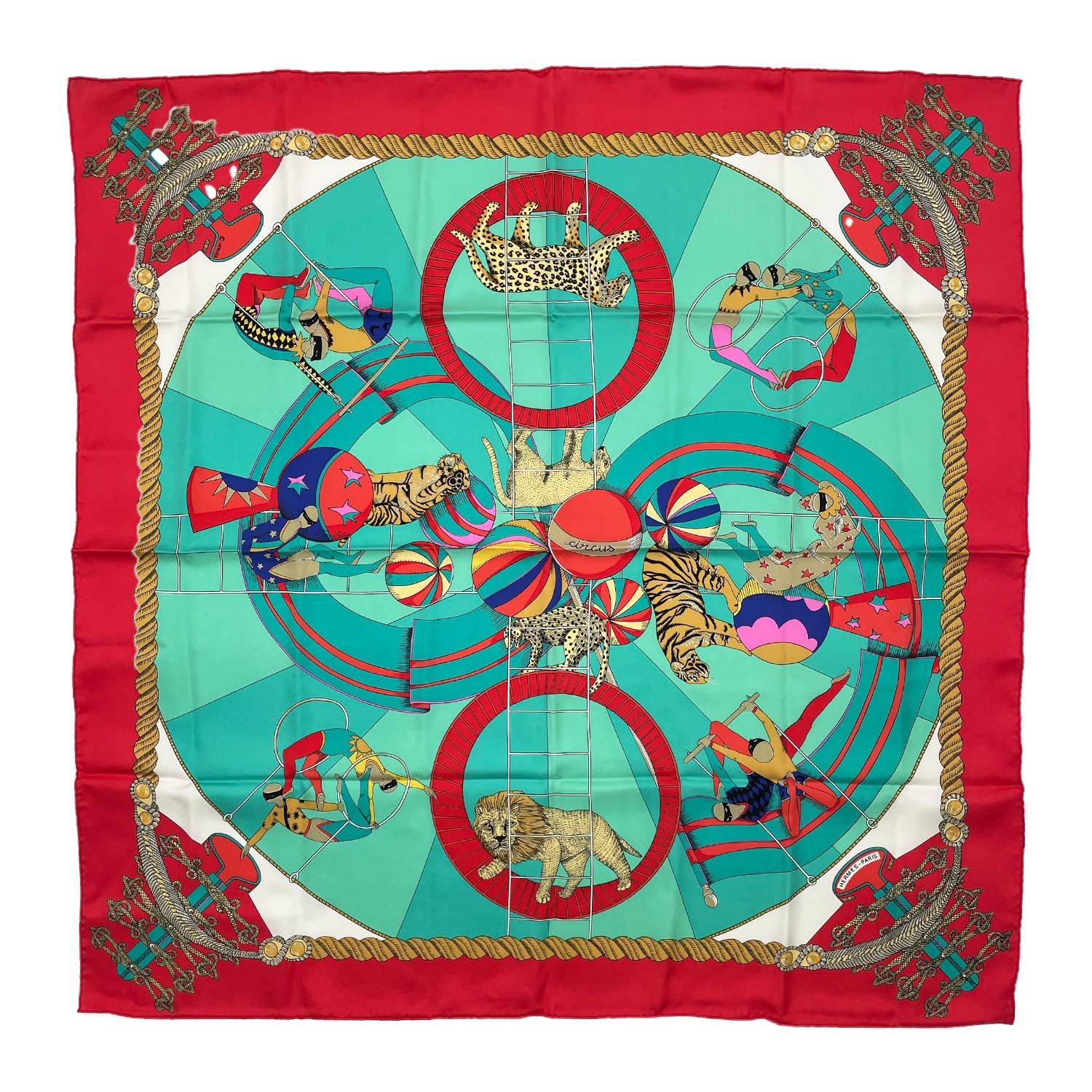 楽天市場】エルメス スカーフ サーカス（ブランドエルメス）の通販