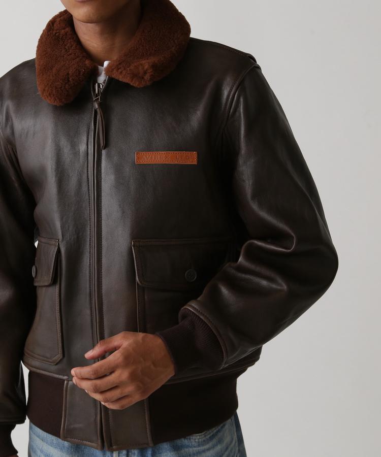 楽天市場】AVIREX 公式通販｜G-1 FLIGHT JACKET ANTIQUE LAMB / G-1