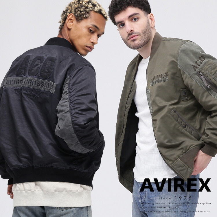 楽天市場】☆SALE｜AVIREX 公式通販｜《CROSSOVER》FADED MA-1 CUSTOM