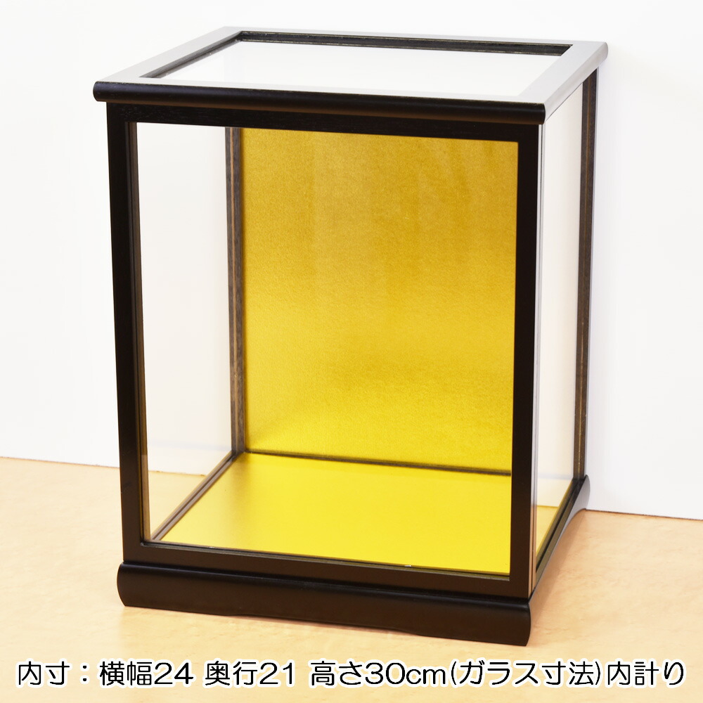 楽天市場】人形ケース ガラス人形ケース 幅 間口24奥行21高30cm(ガラス