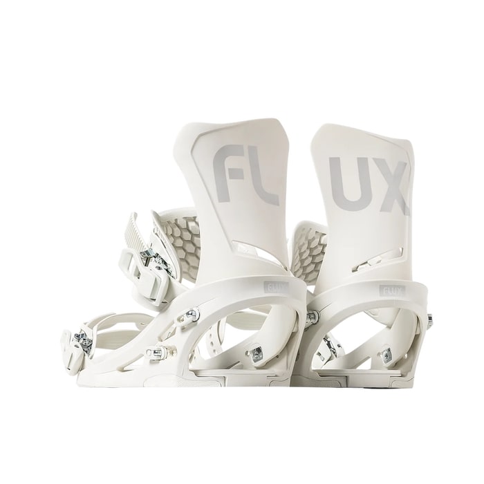 FLUX スノーボード ビンディング 花柄 ホワイト/レッド FLUX