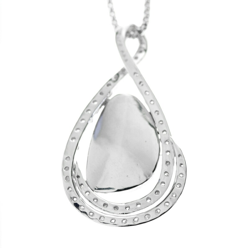 楽天市場】極上 ブラックオパール 5.26ct ネックレス PT900 K18WG