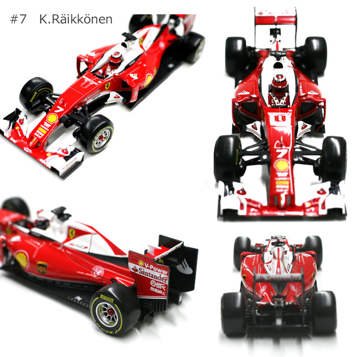 楽天市場】ミニカー 1/18 フェラーリ スクーデリア フェラーリ SF16-H