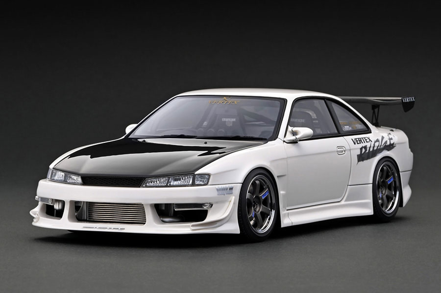 楽天市場】イグニッション 1/18 ヴェルテックス S14 シルビア パール