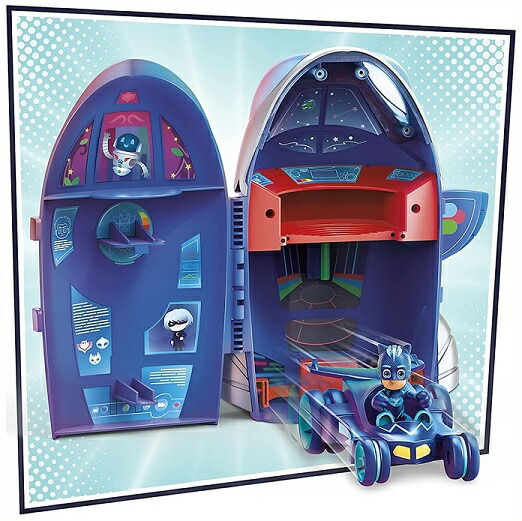 楽天市場】【PJ Masks/しゅつどう！パジャマスク】 2-in-1 HQ Playset