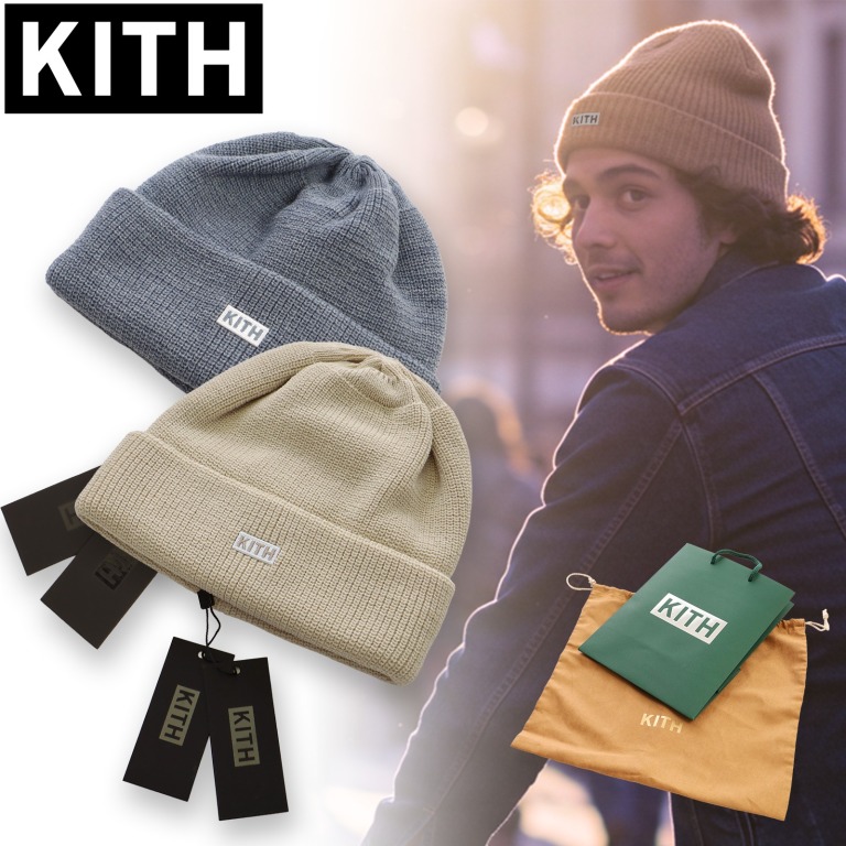 楽天市場】【袋付き】 KITH キス Classic Beanie 帽子 ニットキャップ