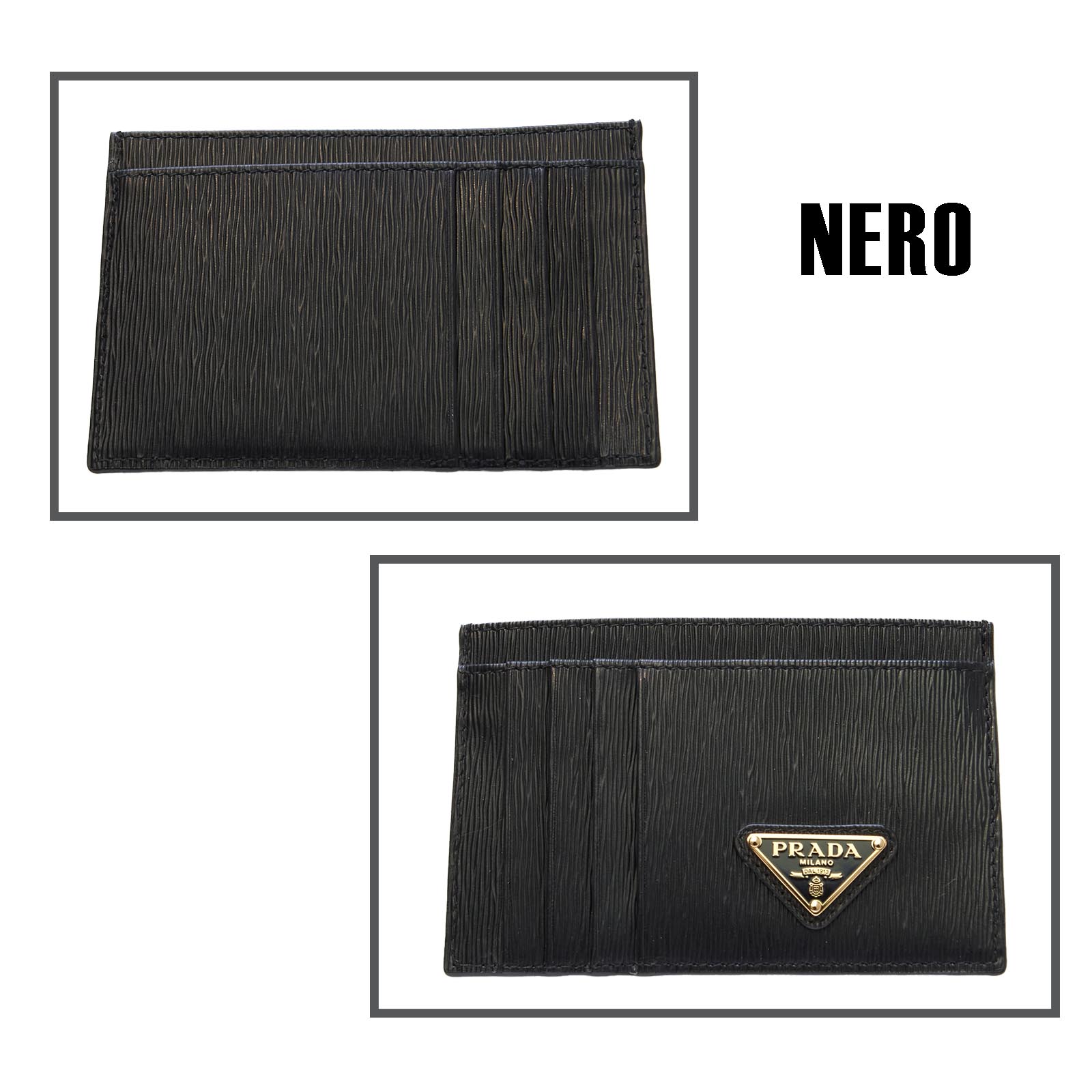 楽天市場】【専用袋付】 PRADA プラダ VITELLO ヴィッテロ カード