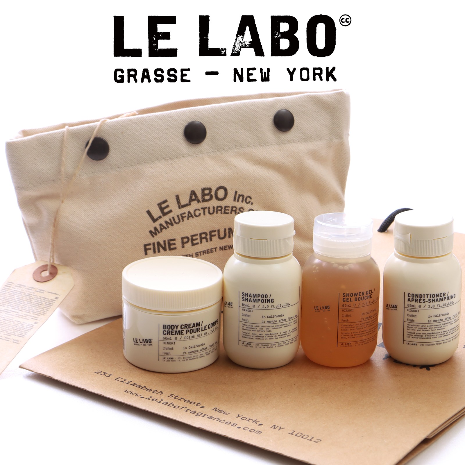 楽天市場】LE LABO バス&ボディ TRAVEL SET HINOKI ルラボ バスグッズ