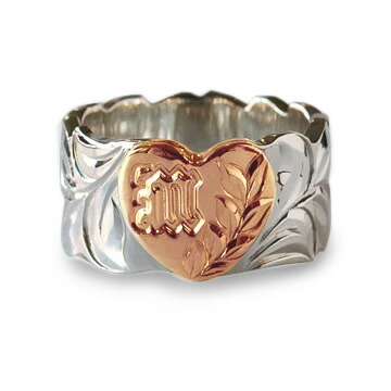 楽天市場】ハワイアンジュエリー リング ONLYONE ハートK14ゴールド