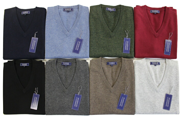 楽天市場】《送料無料》1897年創業【ALPHA】カシミヤ100%メンズ・V