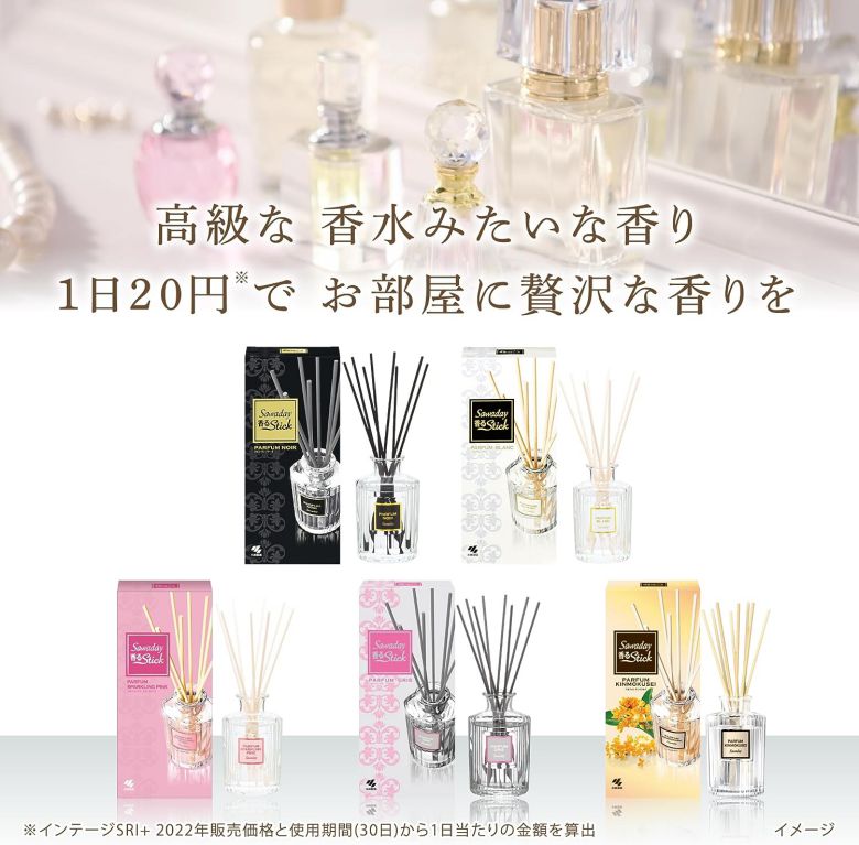 楽天市場】香るスティック パルファムノアール 70ml サワデー Sawaday